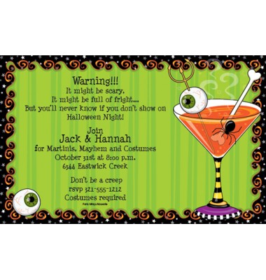 Halloween Invitations, Ghoulish Drinks, Paper So Pretty